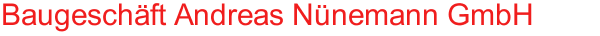 Baugeschäft Andreas Nünemann GmbH